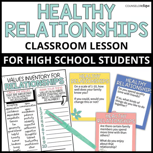 Healthy Relationships Classroom Lesson for High School Students
