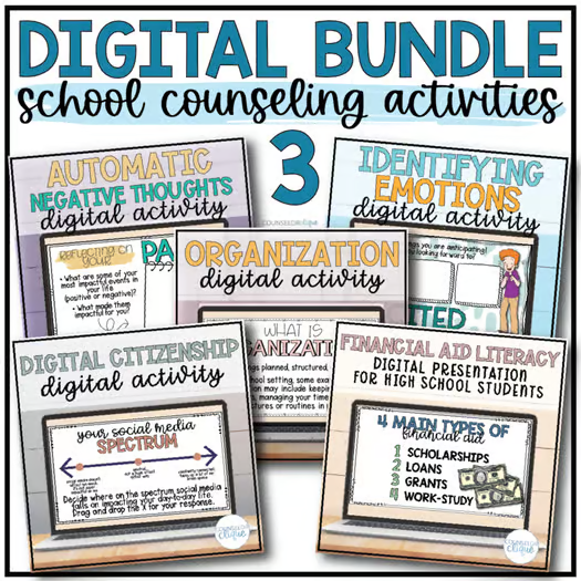 Digital Bundle of School Counseling Resources 3