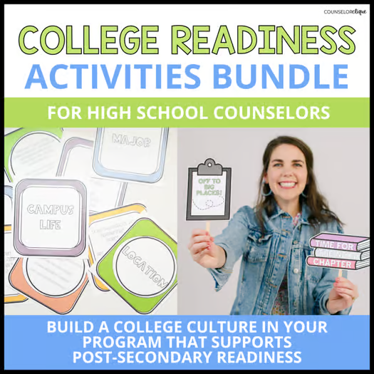 College Readiness Activities Bundle for High School Counselors