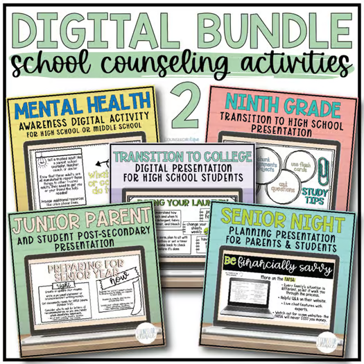 Digital Bundle of School Counseling Resources 2