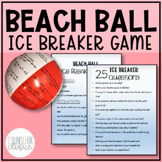 Beach Ball Ice Breaker Game