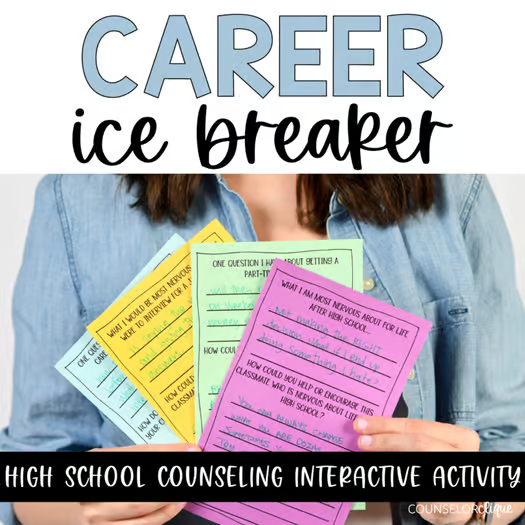 High School Counseling Career Ice Breaker Activity