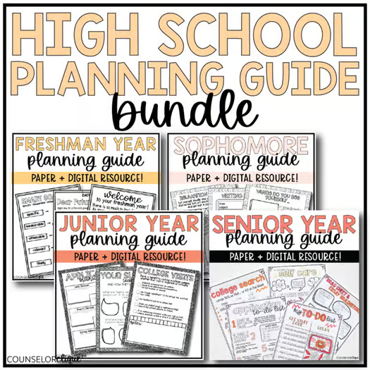 High School Planning Guide Bundle for School Counselors