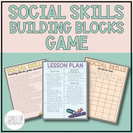Social Skills Building Blocks Game