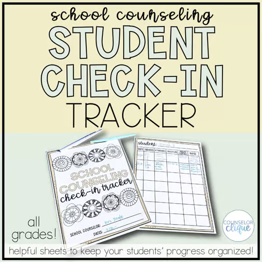 School Counseling Student Check In Tracker