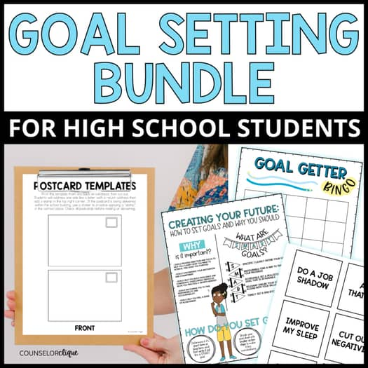 Goal Setting Bundle for High School Students
