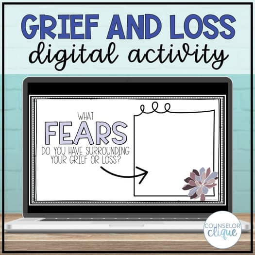 Grief and Loss Digital School Counseling Activity