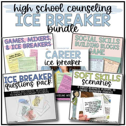 High School Counseling Ice Breaker Bundle