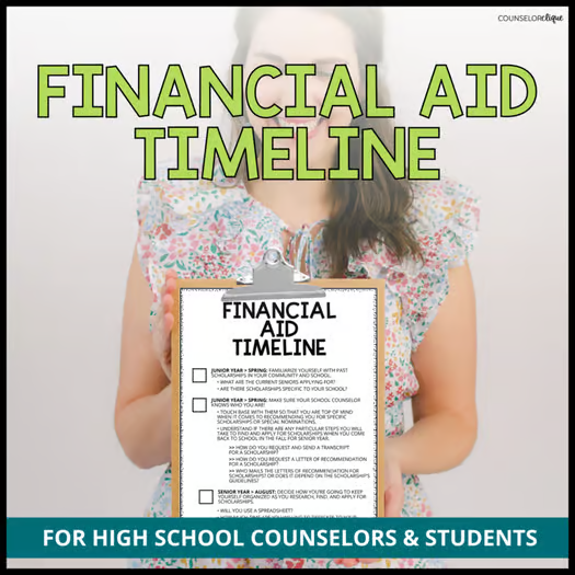 Financial Aid Checklist and Scholarship Timeline for High School Students