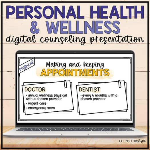 Personal Health and Wellness Digital Counseling Presentation