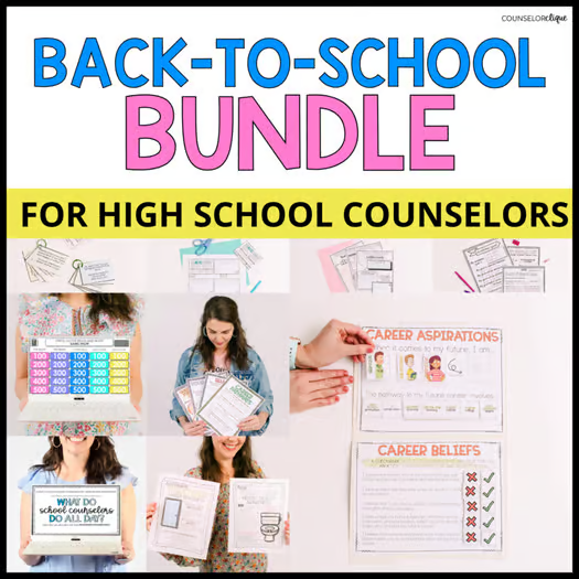 Back-to-School High School Counseling Bundle